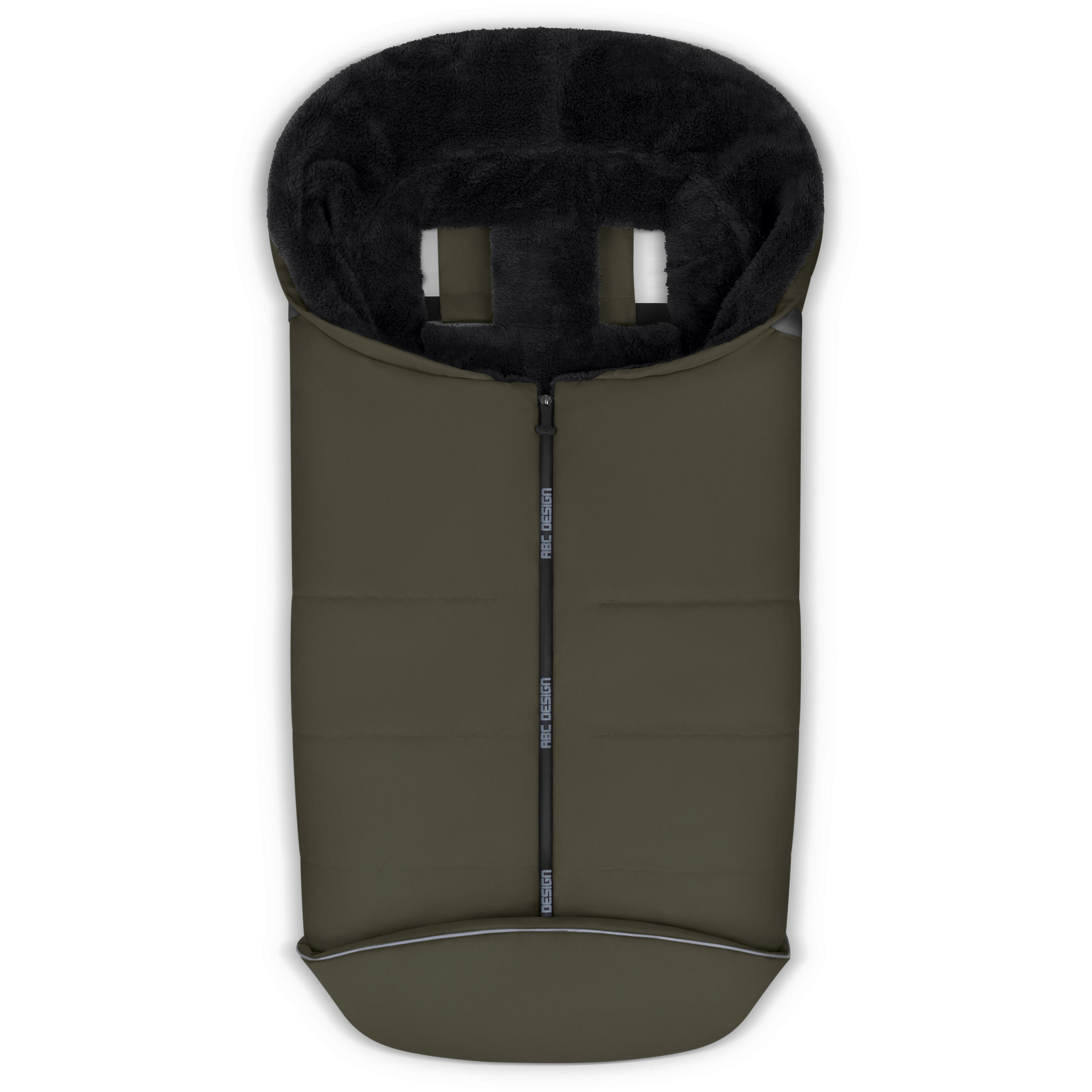 FUßSACK Winterfußsack  - Olivgrün, Basics, Textil (98/47/8cm) - ABC Design