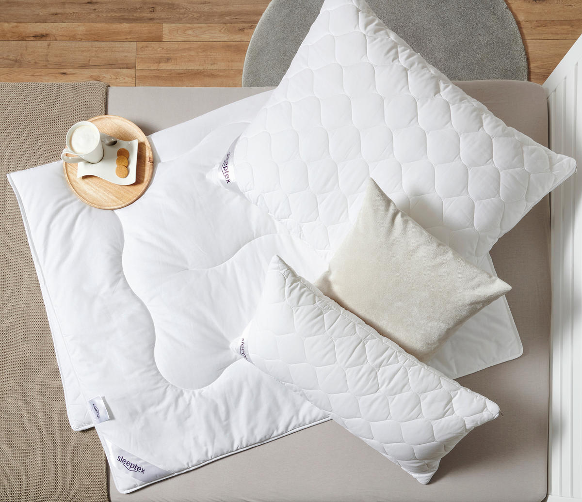 GANZJAHRESDECKE 140/220 cm  - Weiß, Basics, Textil (140/220cm) - Sleeptex