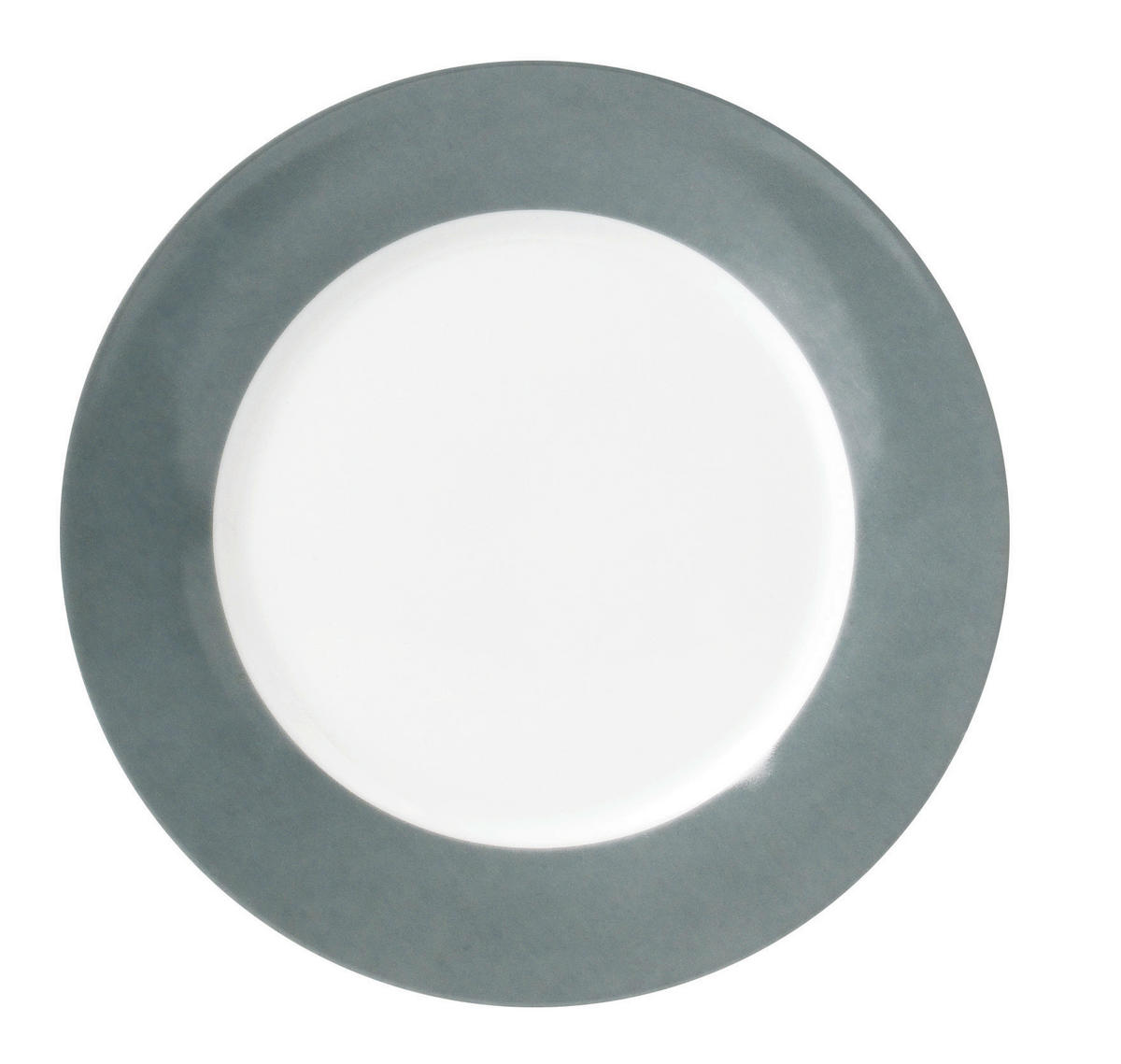 SPEISETELLERSET VARIO 6-teilig  - Weiß/Grau, Basics, Keramik (26,5cm) - Van Well