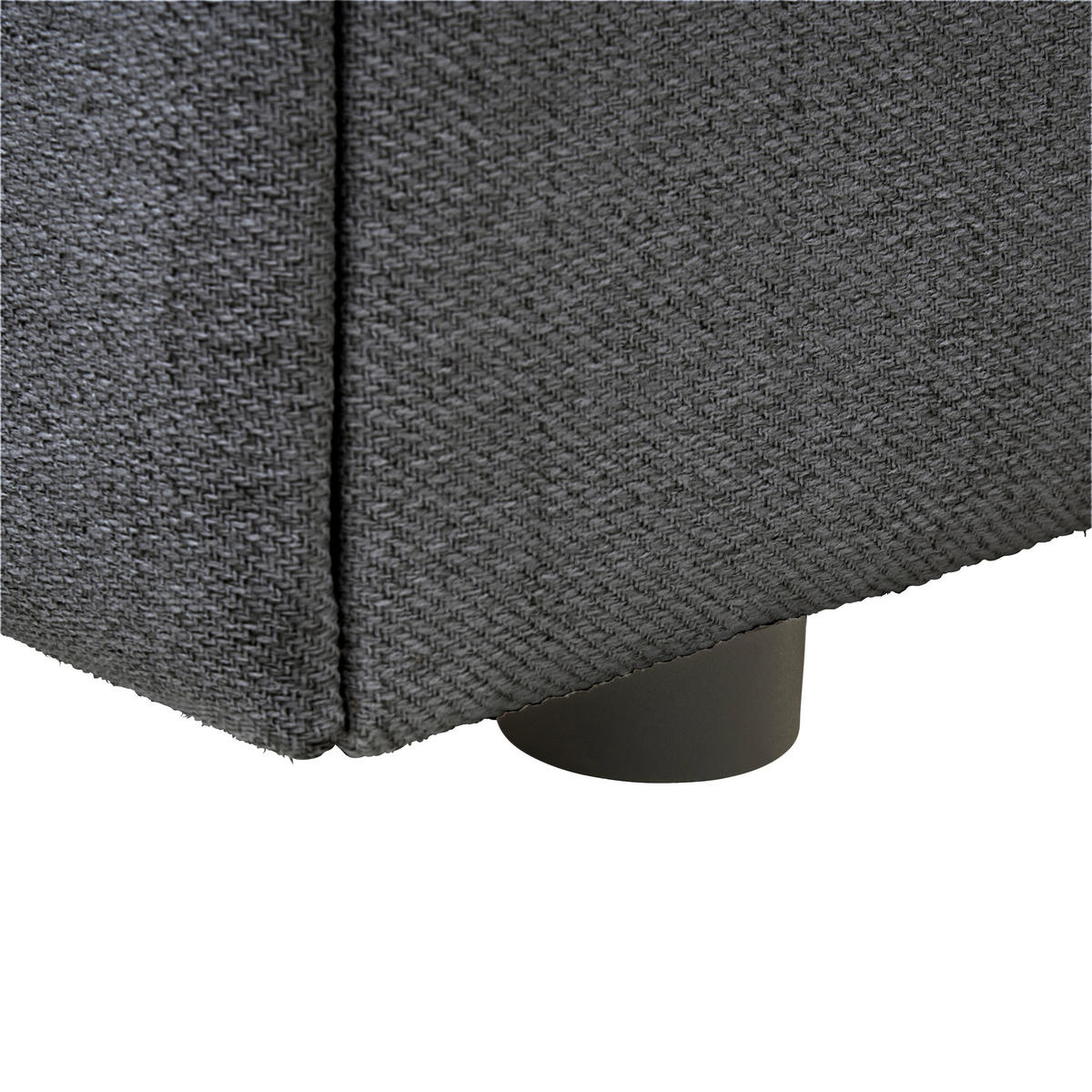 BOXBETT 120/200 cm  in Graphitfarben  - Graphitfarben, Modern, Holz/Textil (120/200cm) - MID.YOU