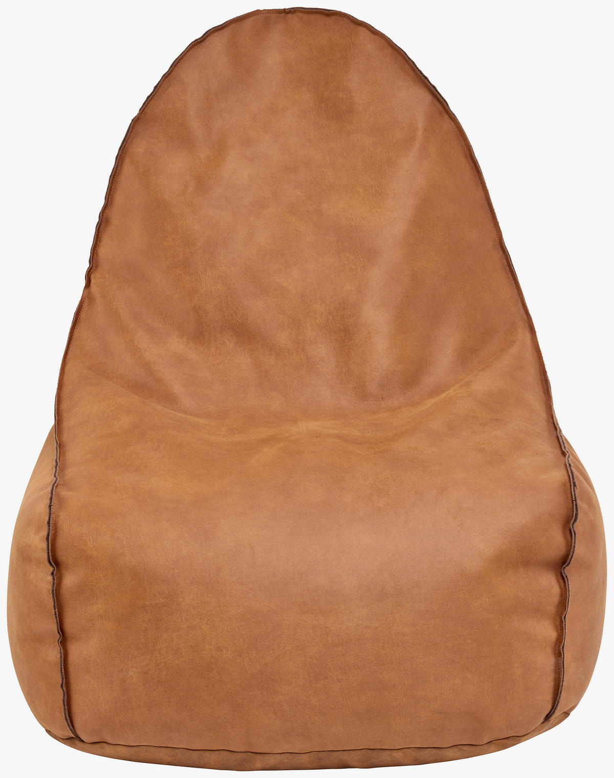 SITZSACK 270 l  - Haselnussfarben, MODERN, Leder/Textil (80/95/85cm)