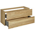 WASCHBECKENUNTERSCHRANK 120/54/46 cm  - Eichefarben, KONVENTIONELL, Holz/Holzwerkstoff (120/54/46cm) - Linea Natura