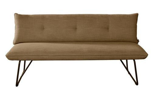 SITZBANK 180/90/70 cm in Braun, Orange - Schwarz/Braun, Design, Textil/Metall (180/90/70cm) - Dieter Knoll