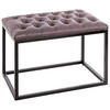 SITZBANK  in 60/45/40 cm  - Anthrazit/Schwarz, MODERN, Textil/Metall (60/45/40cm)