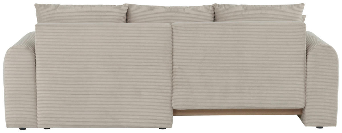 ECKSOFA in Cord Beige  - Beige, Design, Textil (250/151cm) - MID.YOU