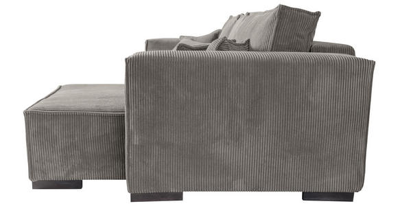 ECKSOFA Mokka Cord - Braun/Mokka, KONVENTIONELL, Holz/Textil (230/190cm) - Carryhome