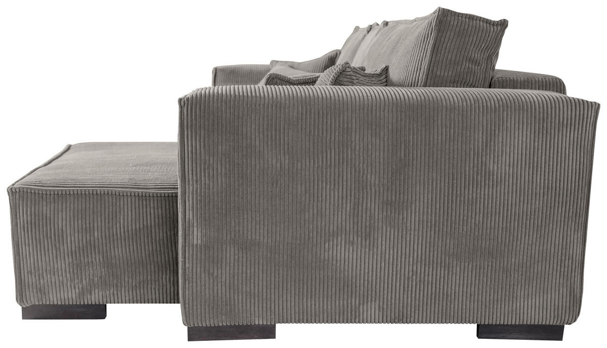 ECKSOFA in Cord Mokka  - Braun/Mokka, KONVENTIONELL, Holz/Textil (230/190cm) - Carryhome