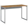 SCHREIBTISCH 120/58/74 cm  in Grau, Eiche Artisan  - Eiche Artisan/Grau, Trend, Holzwerkstoff/Metall (120/58/74cm) - Stylife