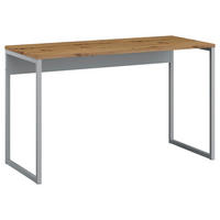SCHREIBTISCH 120/58/74 cm  in Grau, Eiche Artisan  - Eiche Artisan/Grau, Trend, Holzwerkstoff/Metall (120/58/74cm) - Stylife