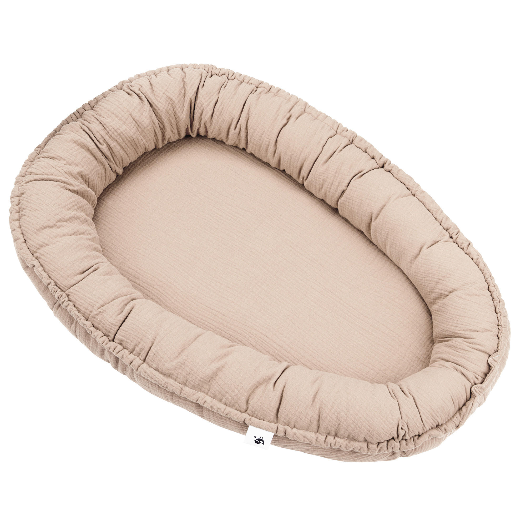 KUSCHELNEST Musselin    - Sandfarben, Basics (55/10/80cm) - Julius Zöllner