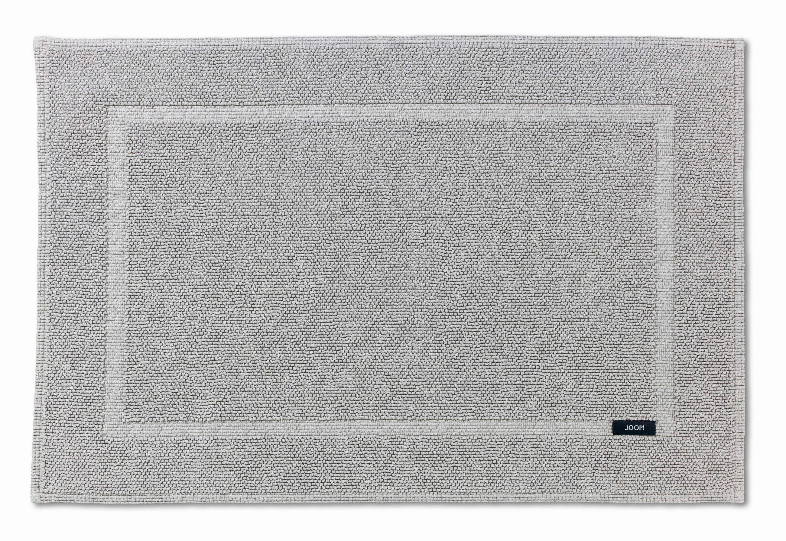 BADTEPPICH Silberfarben, Hellgrau 50/70 cm  - Silberfarben/Hellgrau, Basics, Textil (50/70cm) - Joop!
