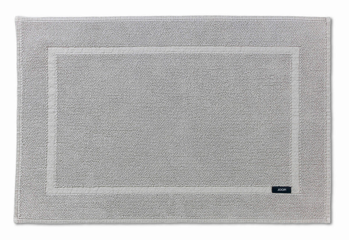 BADTEPPICH Silberfarben, Hellgrau 50/70 cm  - Silberfarben/Hellgrau, Basics, Textil (50/70cm) - Joop!