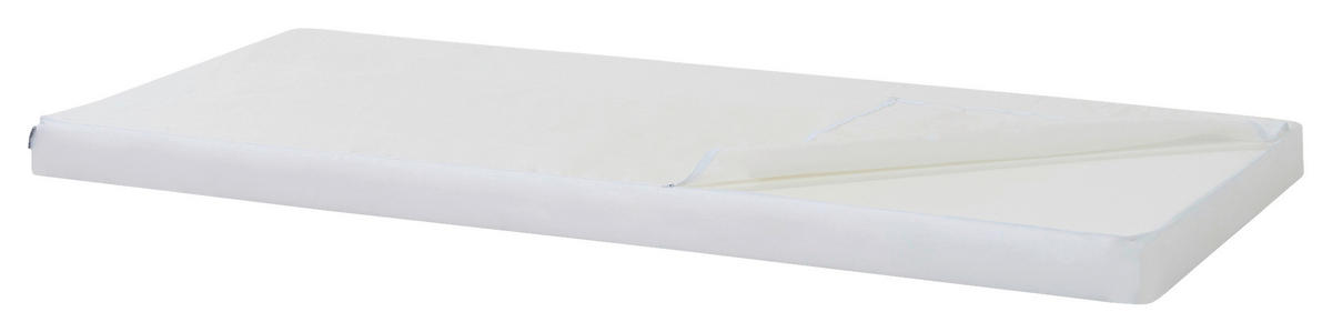 KOMFORTSCHAUMMATRATZE 90/190 cm Höhe ca. 9 cm  - Weiß, MODERN, Textil (90/190cm) - MID.YOU
