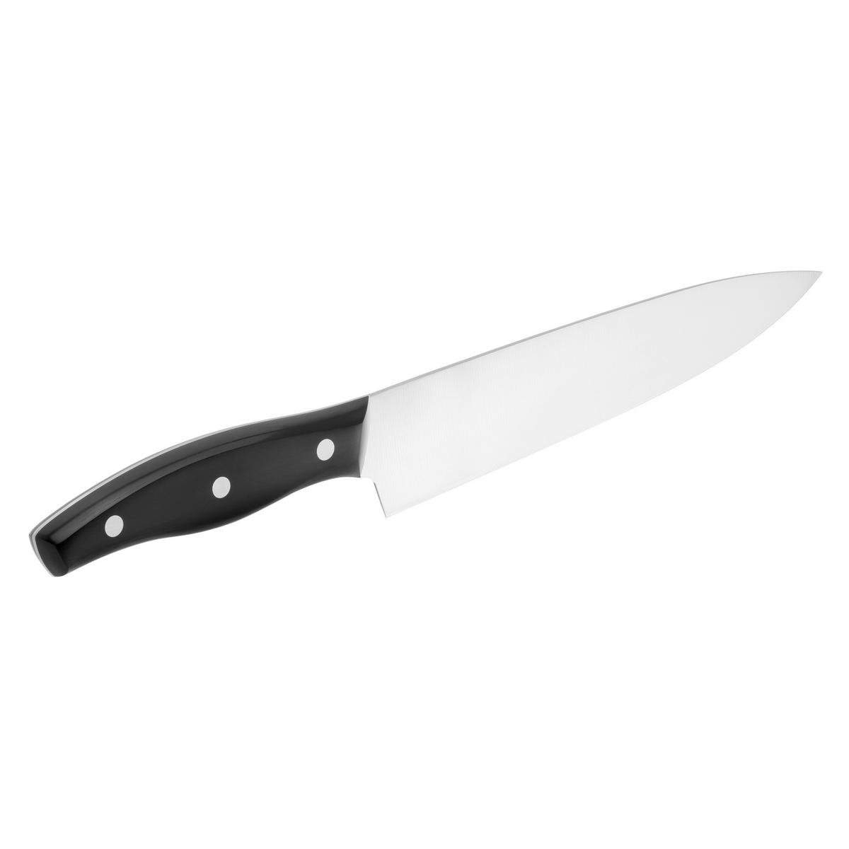 KOCHMESSER Signature 20 cm  - Edelstahlfarben/Schwarz, Basics, Kunststoff/Metall (20cm) - Zwilling