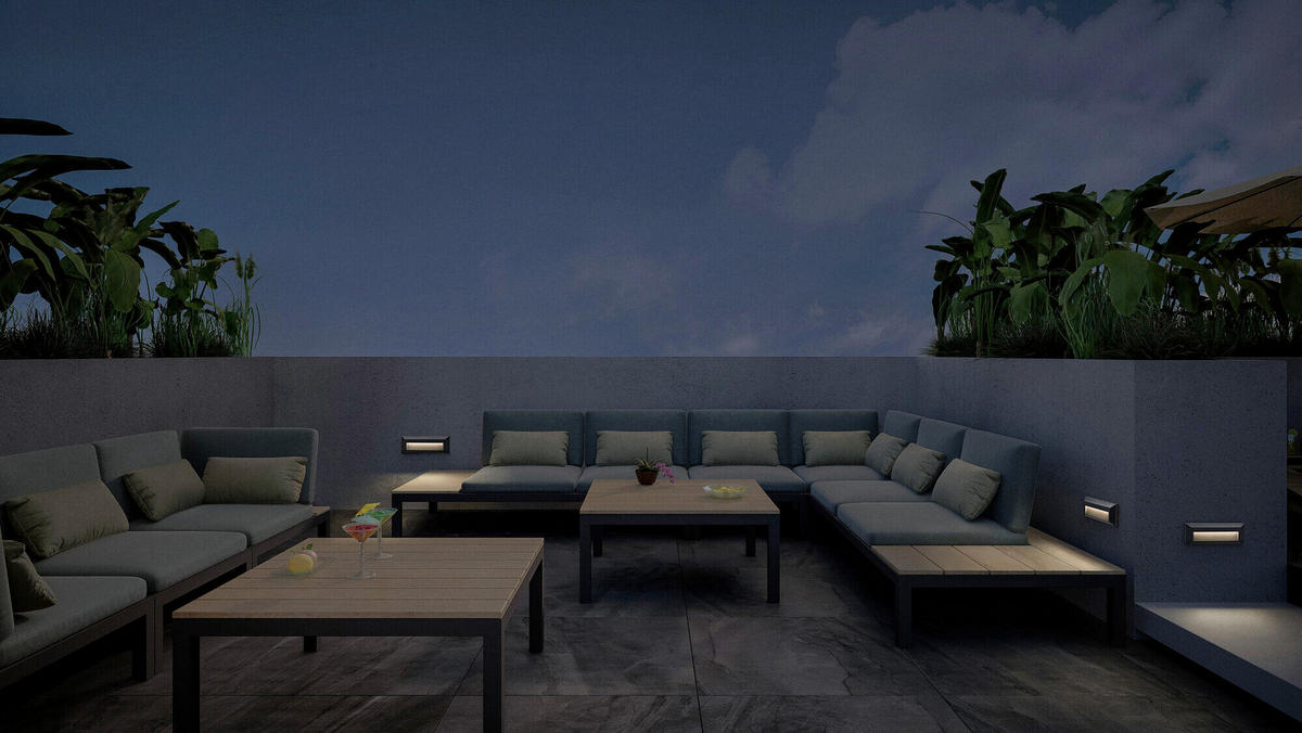 LED-AUßENLEUCHTE 23/2,7/8 cm   - Dunkelgrau, Basics, Kunststoff (23/2,7/8cm) - Osram