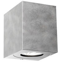 WANDLEUCHTE Canto 10.6/10/8,7 cm  - Zinkfarben, Design, Metall (10.6/10/8,7cm) - Nordlux