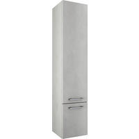 HOCHSCHRANK 35/168/35 cm  - Sandfarben/Chromfarben, Basics, Glas/Holzwerkstoff (35/168/35cm)