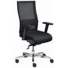 DREHSTUHL Webstoff Schwarz, Alufarben  - Schwarz/Alufarben, Design, Kunststoff/Textil (70/101-113/48cm) - Topstar