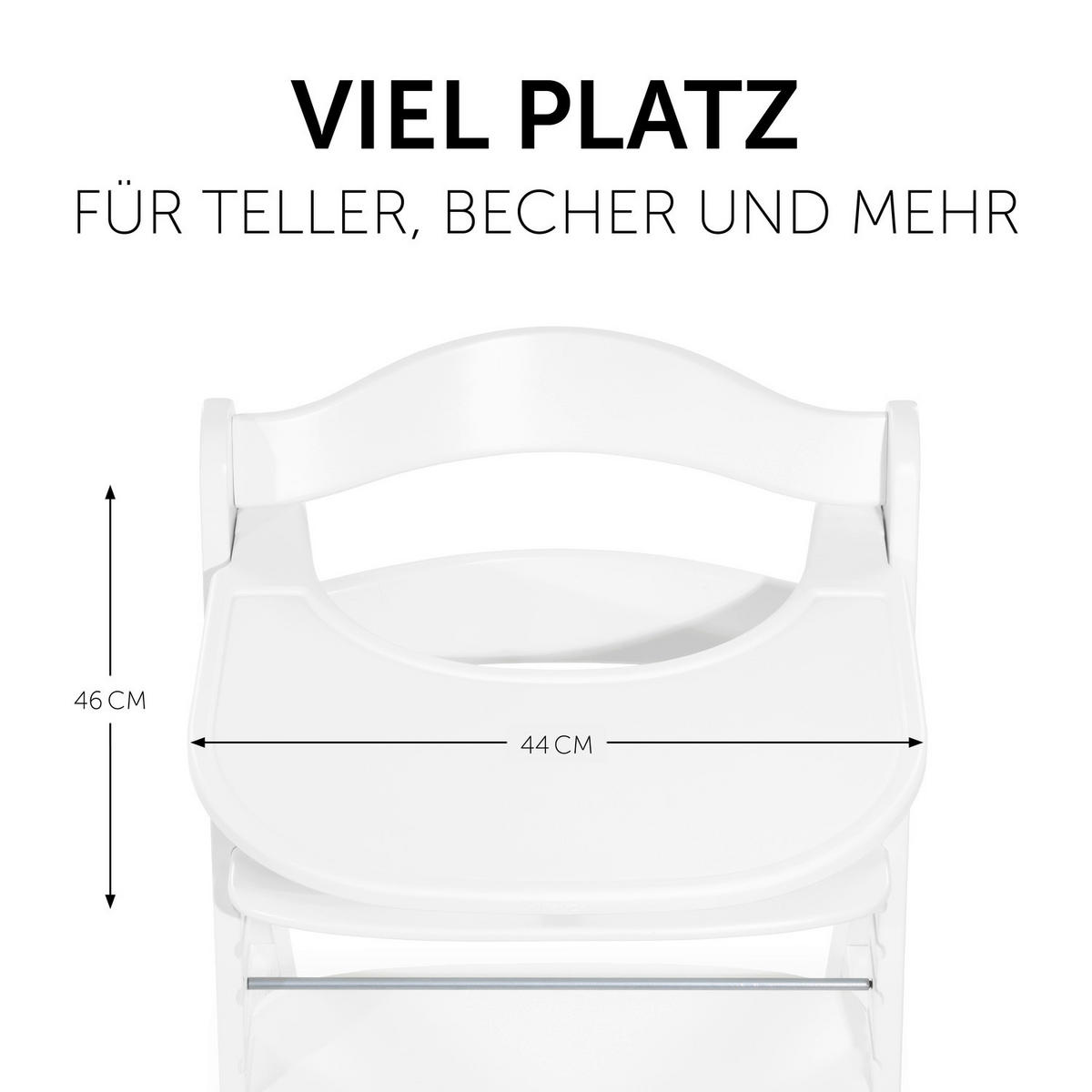 hauck Alpha Tray, Weiß