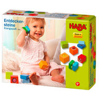 BAUSTEINE - Multicolor, Basics, Holz/Kunststoff (4/4/4cm) - Haba