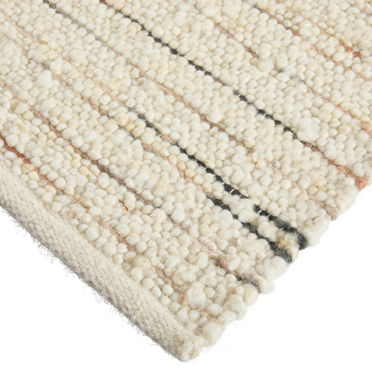 HANDWEBTEPPICH 90/160 cm Multicolor  - Multicolor, Natur, Textil (90/160cm) - Linea Natura
