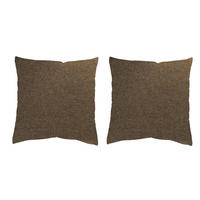 KISSENHÜLLEN-SET LUCIO 40/40 cm  - Braun, Basics, Textil (40/40cm)