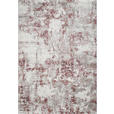 WEBTEPPICH 133/195 cm Sorrent  - Silberfarben/Rosa, Design, Textil (133/195cm) - Novel