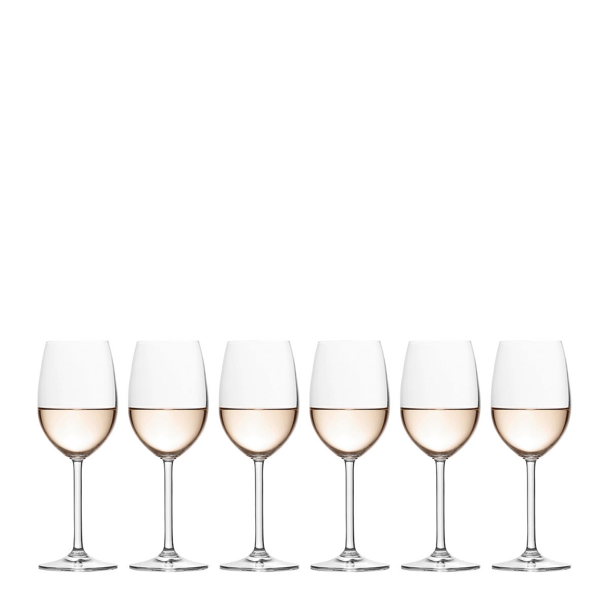 GLÄSERSET 6-teilig  - Klar, KONVENTIONELL, Glas (7,7/22,2cm) - Leonardo