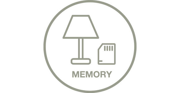 AKKU-TISCHLEUCHTE Atlanta 9/18 cm  - Nickelfarben, Basics, Kunststoff/Metall (9/18cm) - Novel