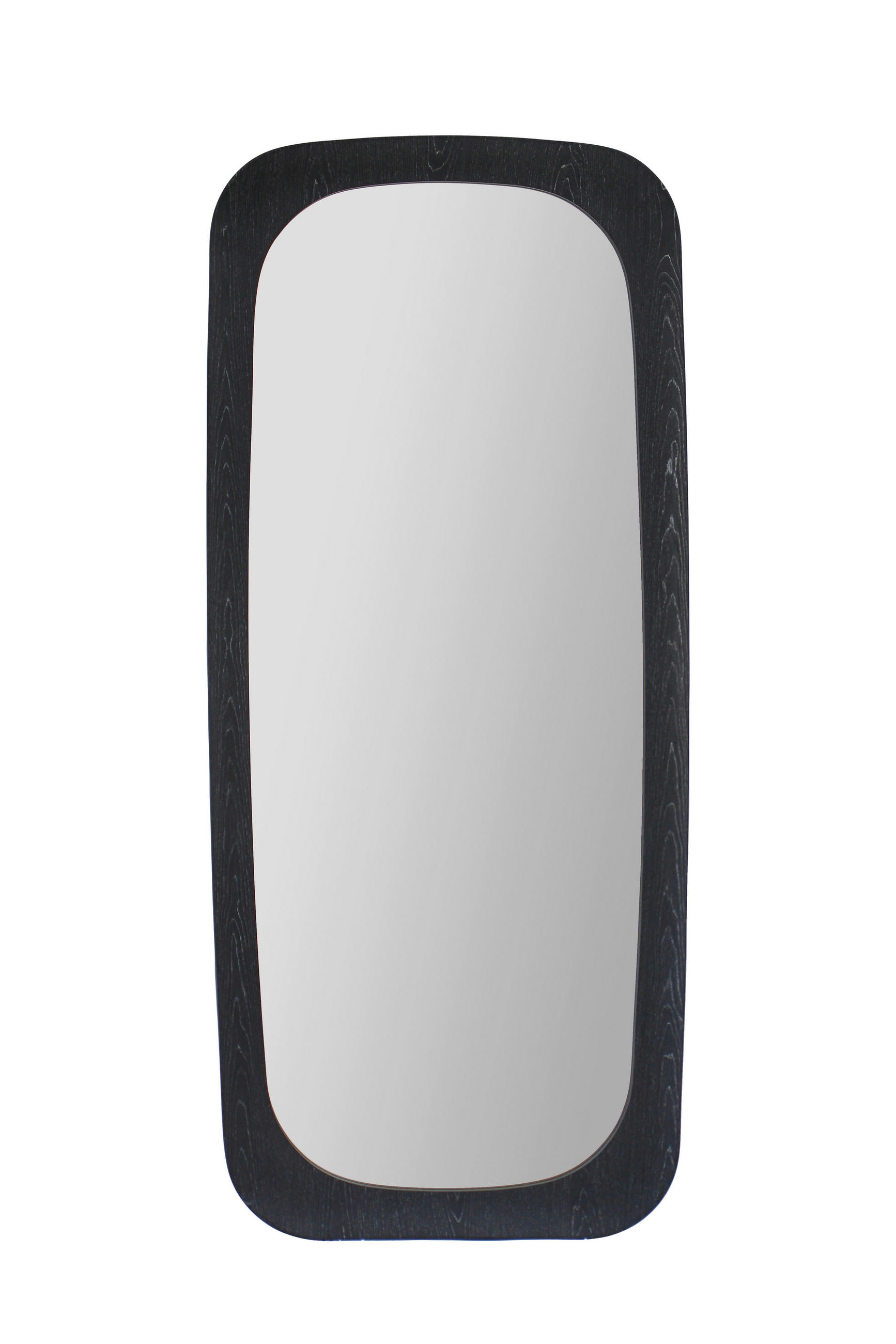 WANDSPIEGEL 80/180/5 cm    in rechteckig  - Schwarz, LIFESTYLE, Glas/Holzwerkstoff (80/180/5cm) - Xora
