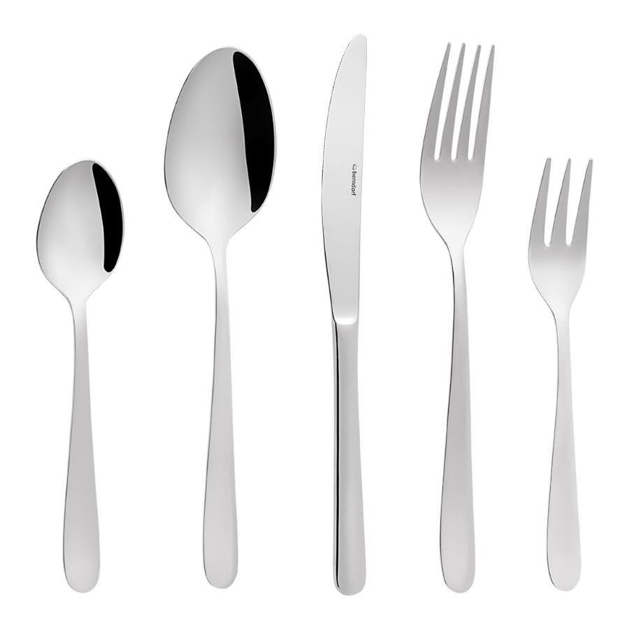 BESTECKSET WINNIPEG 30-teilig Edelstahl  - Silberfarben, MODERN, Metall - Berndorf