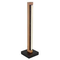 NAMIZNA LED-SVETILKA     12/12/48 cm          - črna/bela, Natur, kovina/umetna masa (12/12/48cm) - Globo