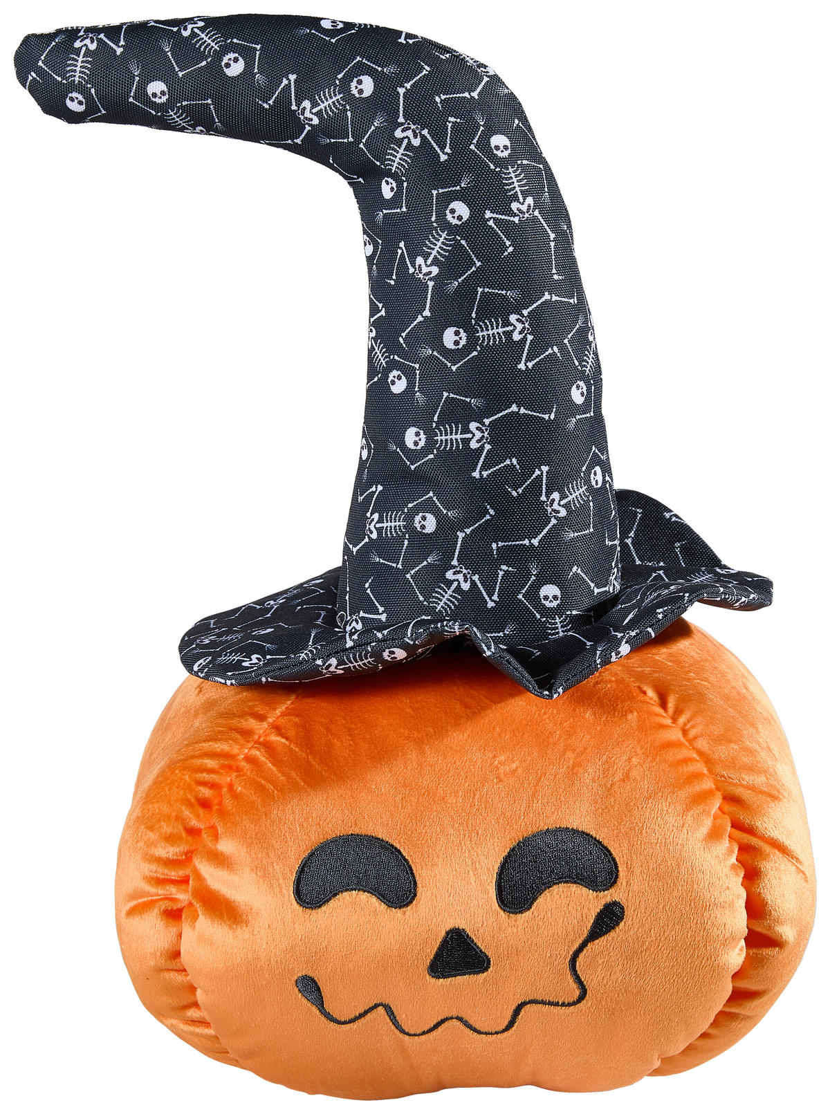 ZIERKISSEN  - Schwarz/Orange, Textil (28/18cm) - Novel