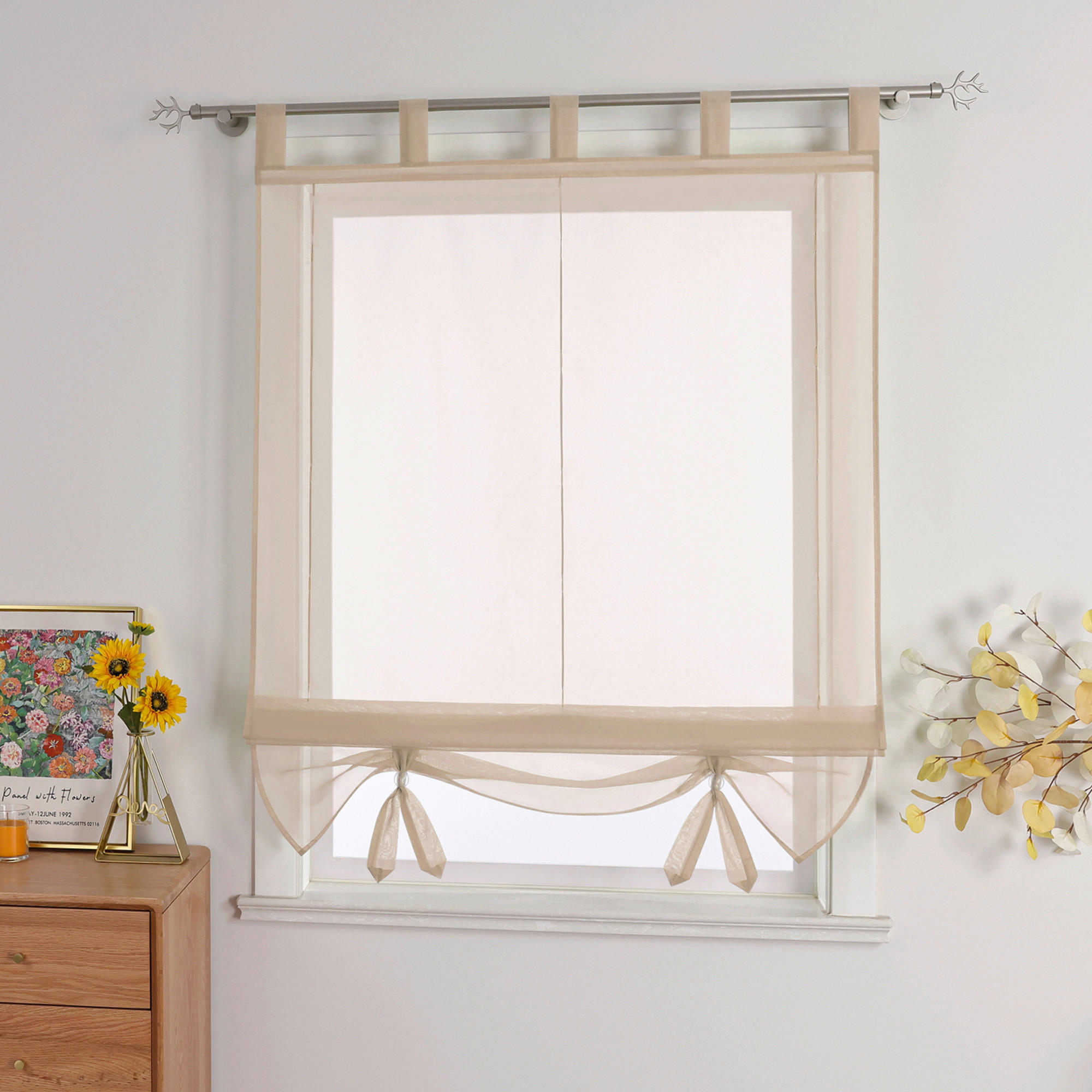 FALTROLLO  transparent  100/155 cm    - Sandfarben, Basics, Textil (100/155cm)