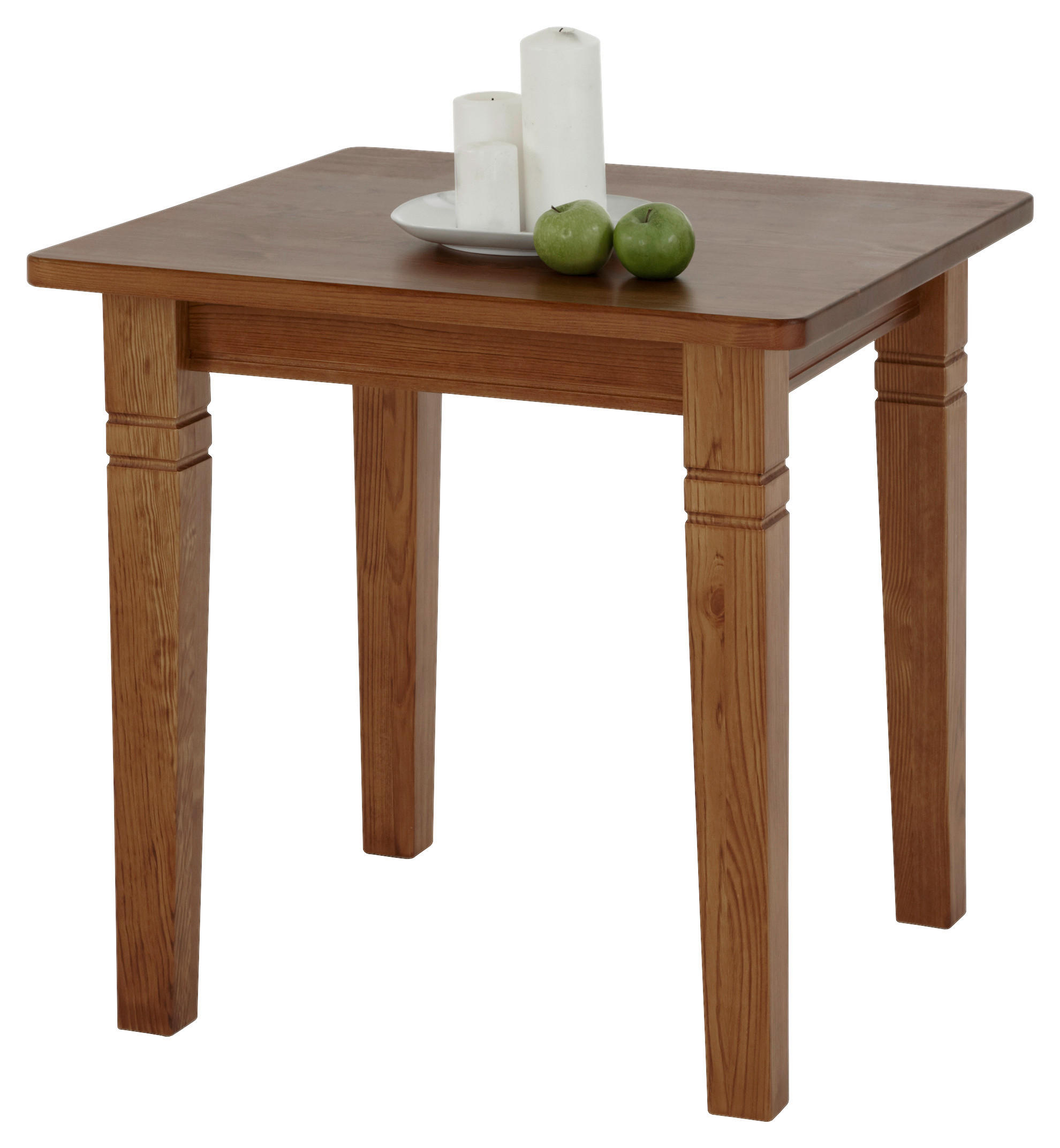 ESSTISCH in Holz 78/78/78 cm  - Bernsteinfarben, ROMANTIK / LANDHAUS, Holz (78/78/78cm) - Boxxx