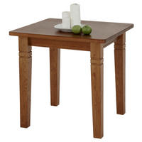 ESSTISCH in Holz 78/78/78 cm  - Bernsteinfarben, ROMANTIK / LANDHAUS, Holz (78/78/78cm) - Boxxx