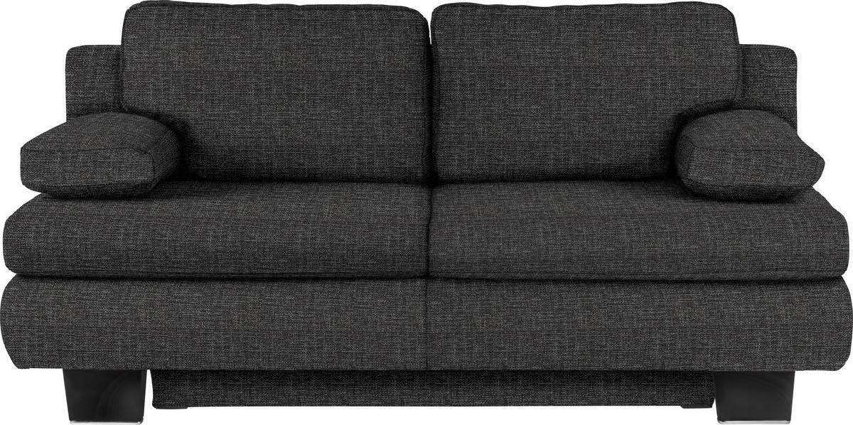 SCHLAFSOFA Macy in Webstoff Anthrazit  - Wengefarben/Anthrazit, KONVENTIONELL, Holz/Textil (203/94/100cm) - Novel