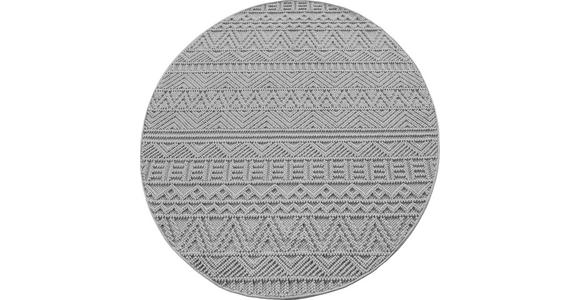 FLACHWEBETEPPICH 160 cm HELIX Silberfarben  - Silberfarben, Basics, Kunststoff/Textil (160cm) - Novel