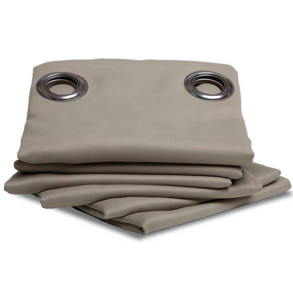 Thumbnail - Xxxl Verdunkelungsvorhang, Taupe, Textil, Uni, 140x260 cm, Reach, Made in EU, beliebig kürzbar, Satinoptik, Wohntextilie...