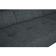 ECKSOFA in Chenille Grau  280/205 cm  - Schwarz/Grau, Design, Textil/Metall (280/205cm) - Xora