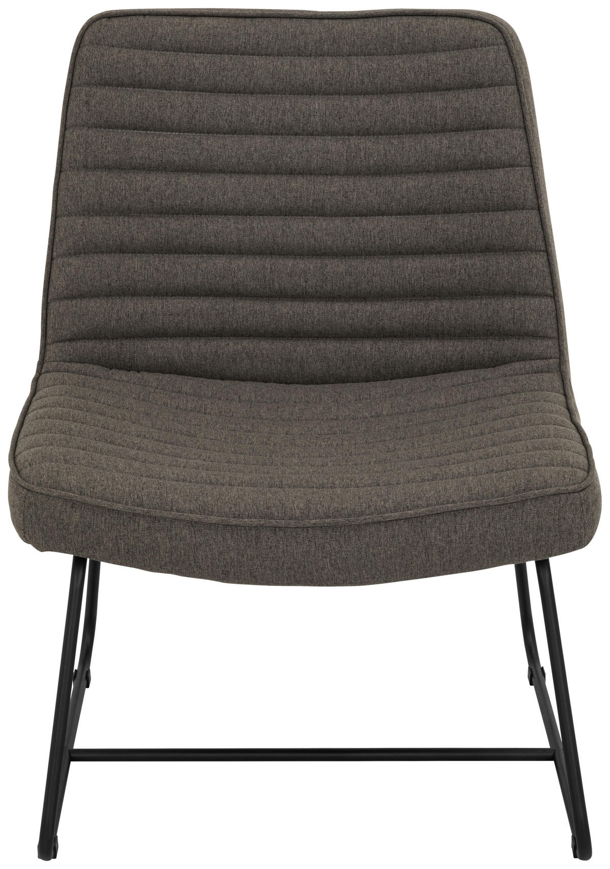 SESSEL Webstoff Grau    - Schwarz/Grau, MODERN, Textil/Metall (66/85/69cm) - P & B