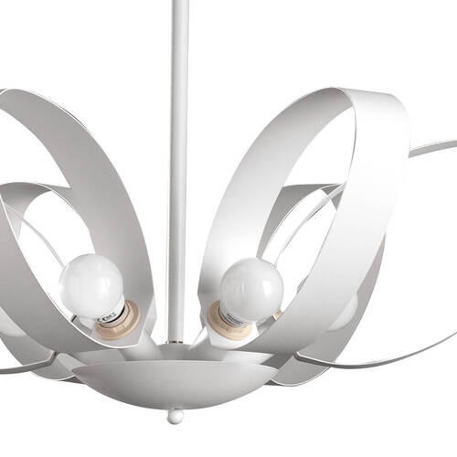 LUSTER, 65/110 cm  - biela, Design, kov (65/110cm)