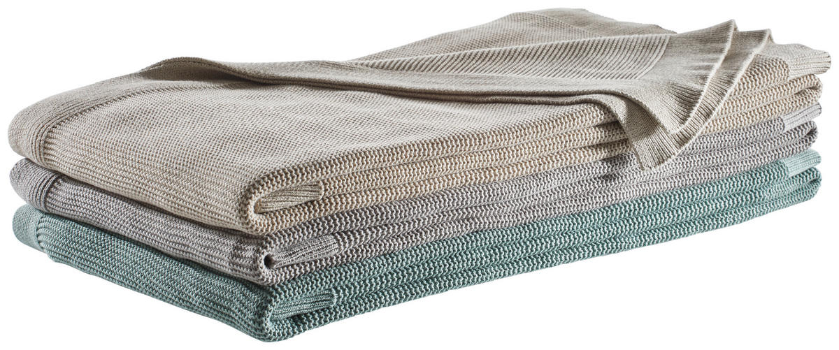 DOMÁCÍ DEKA, bavlna, 150/200 cm - zelená, Basics, textil (150/200cm) - Dieter Knoll