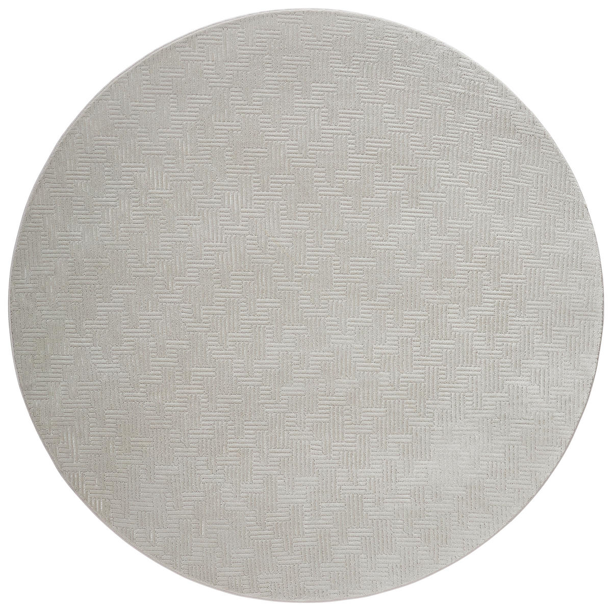 WEBTEPPICH 160 cm Silberfarben  - Silberfarben, Design, Textil (160cm) - Novel