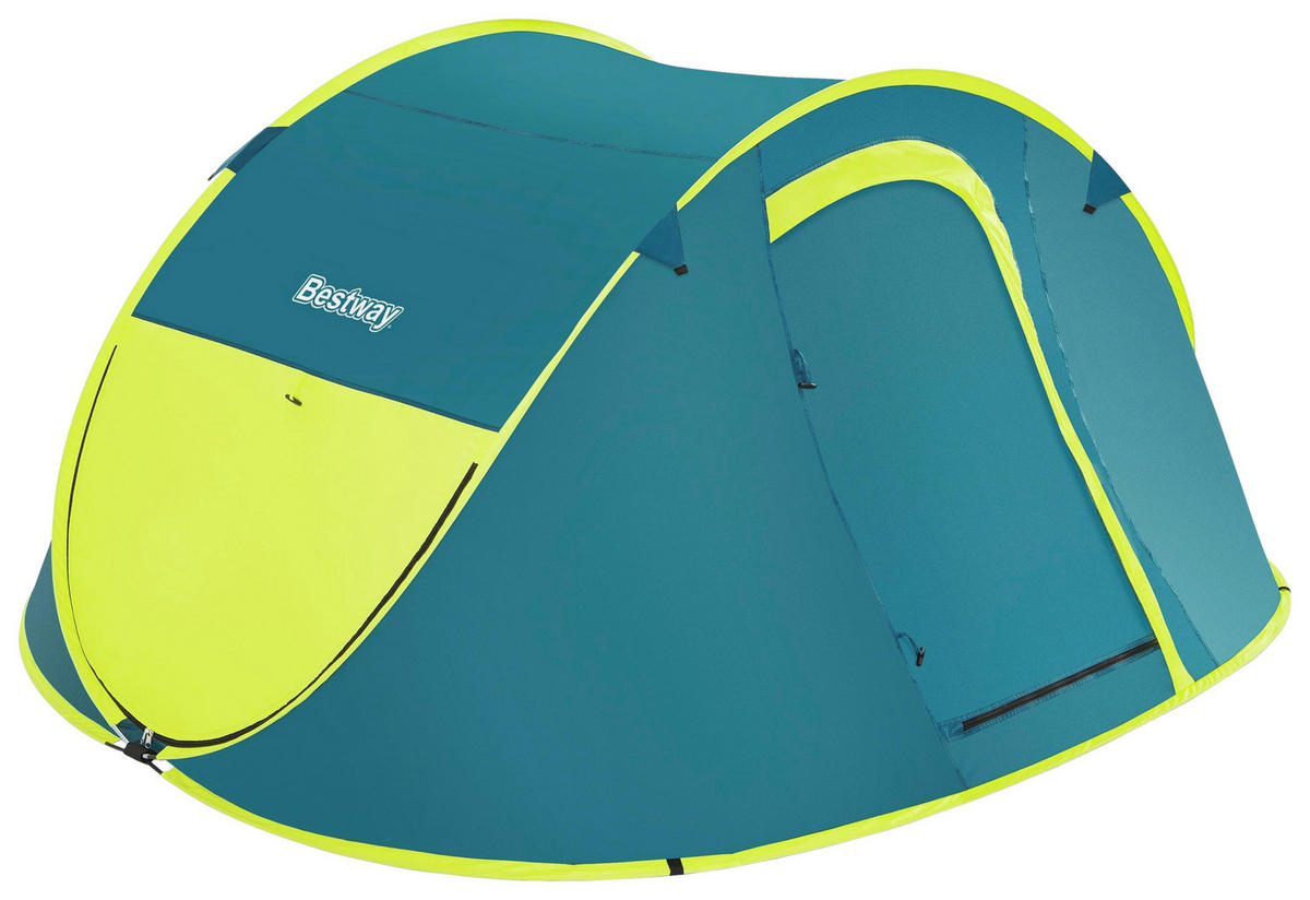 ZELT - Dunkelgrün, KONVENTIONELL, Glas/Kunststoff (210/240/100cm) - Bestway