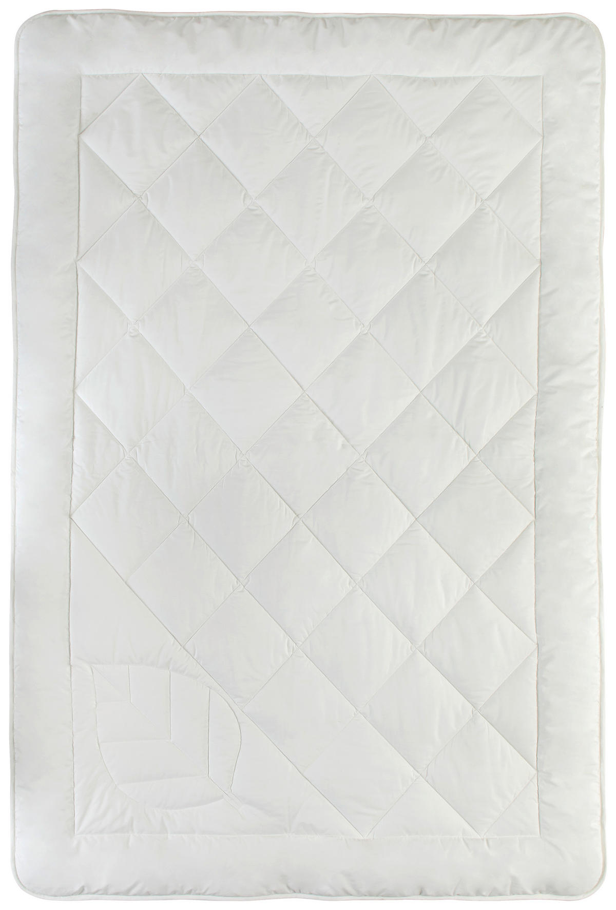 GANZJAHRESDECKE   155/220 cm   - Weiß, KONVENTIONELL, Textil (155/220cm) - Sleeptex