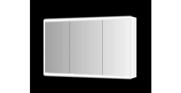 SPIEGELSCHRANK 120/71,4/15,2 cm  - Chromfarben/Silberfarben, KONVENTIONELL, Glas/Holz (120/71,4/15,2cm) - Xora