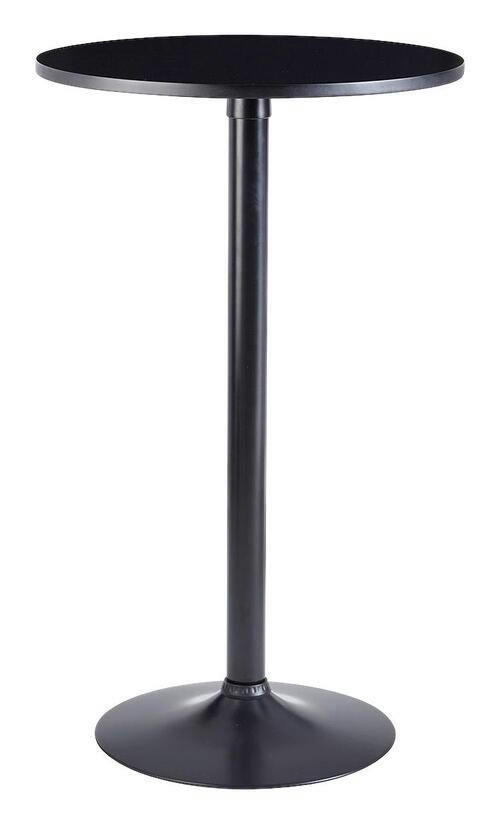 BISTROTISCH in Metall 60/60/100 cm  - Schwarz, MODERN, Holzwerkstoff/Metall (60/60/100cm) - MID.YOU