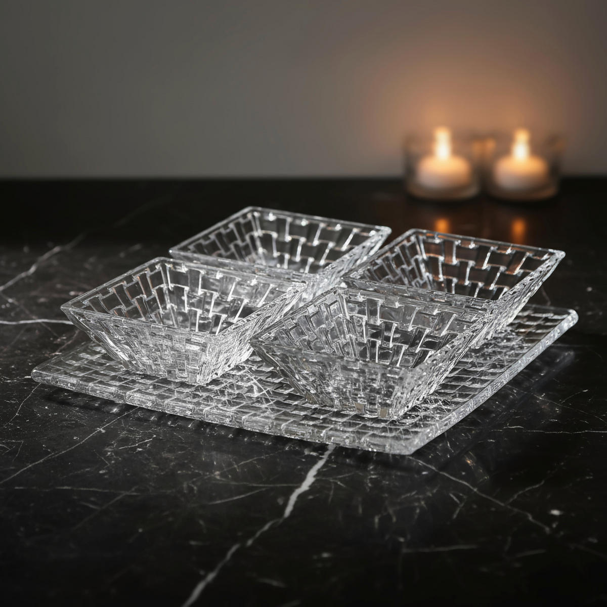 SKÅLSET Bossa Nova 5 delar  - transparent, Basics, glas (28/28cm) - Nachtmann
