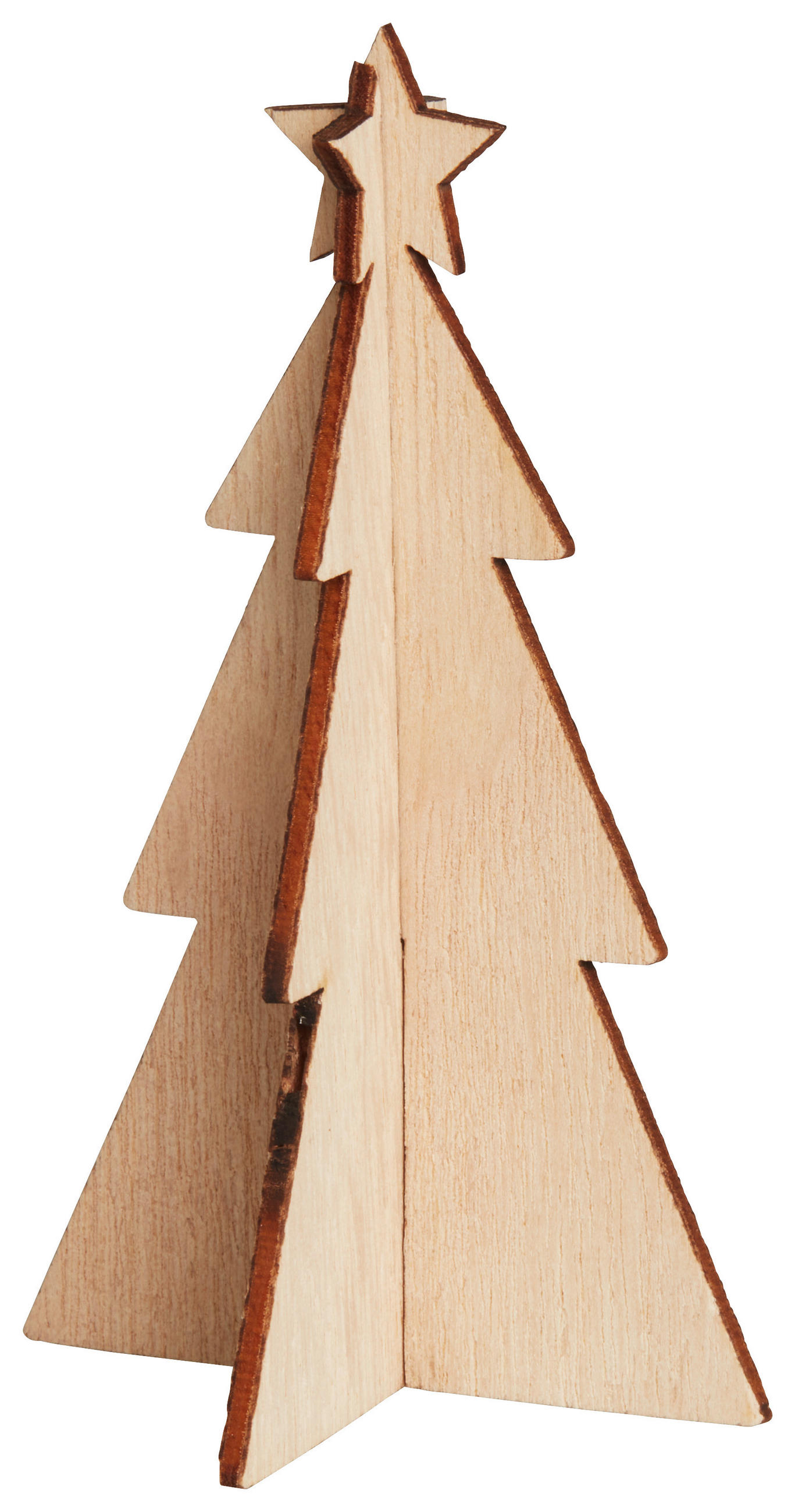 DEKORAČNÝ STROM - biela/béžová, Konventionell, kompozitné drevo (12cm)